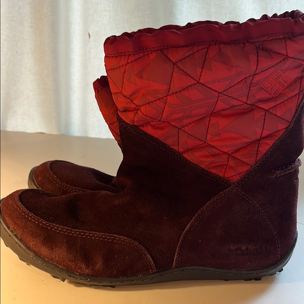 Columbia Women's Winter Boots - two tone Red